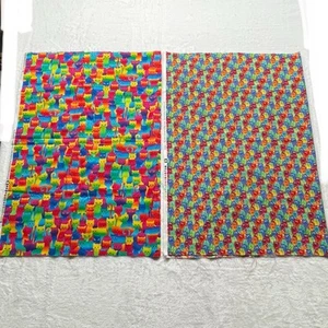 Hi Fashion Fabrics Cat Silhouettes Pattern 6368 and 5852 Rainbow Quilting Crafts - Picture 1 of 10