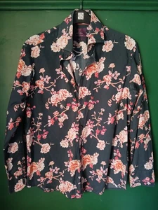 Hawes & Curtis Large Mens Floral Long Sleeved Shirt - Picture 1 of 7