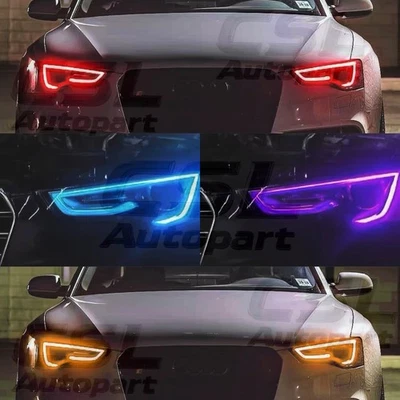 CSL Daytime Running Light DRL LED Boards For Audi A5 S5 RS5 2013-2017 Xenon Chip - Image 1 of 3