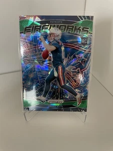 2024 Panini Prizm Drake Maye RC Green Fireworks - Bild 1 von 2