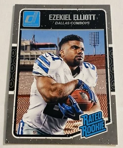 2016 Donruss - Rated Rookies Ezekiel Elliott #368 Rookie Cowboys RC - Picture 1 of 2