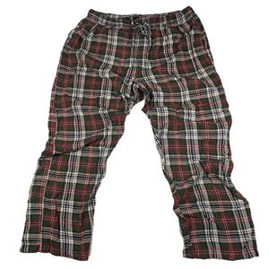 POLO Ralph Lauren Casual Flannel Lounge HORSE PLAID Pajama Pants Mens Sz Large - Picture 1 of 15