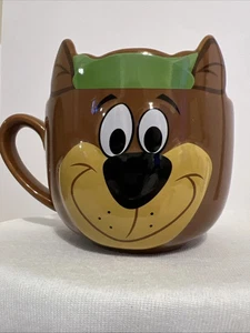 Yogi Bär Becher Keramik Porzellan 16oz Hannah Barbera RAR - Bild 1 von 7