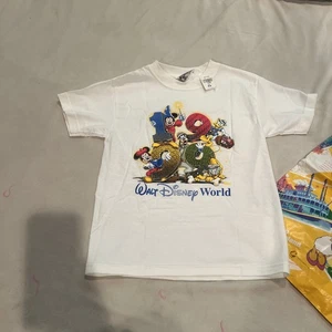 Vintage Walt Disney World 1999 Mickey Mouse T-Shirt Size Child Sm Goofy Donald - Bild 1 von 7