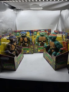 Teenage Mutant Ninja Turtles Giant 12" 1989 Reissue Playmates Set of 4 Complete - Picture 1 of 7