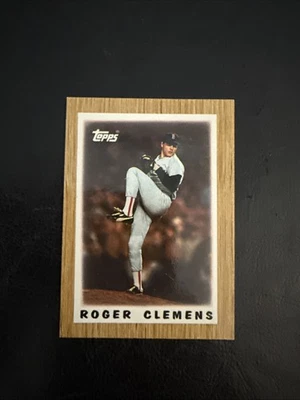 1987 Topps League Leaders Minis - Roger Clemens #42 - Image 1 of 2