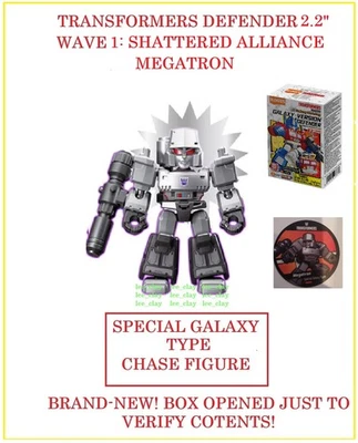 Transformers BLOKEES DEFENDER WAVE 1 SPECIAL GALAXY TYPE CHASE MEGATRON 2.2" - Image 1 of 2