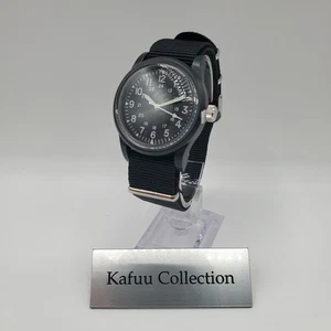 Military Style Watch Black from JAPAN - Picture 1 of 6