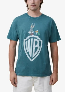 Cotton On Men fit Short Sleeve T-Shirt Shirt Large Green Solid - Picture 1 of 1