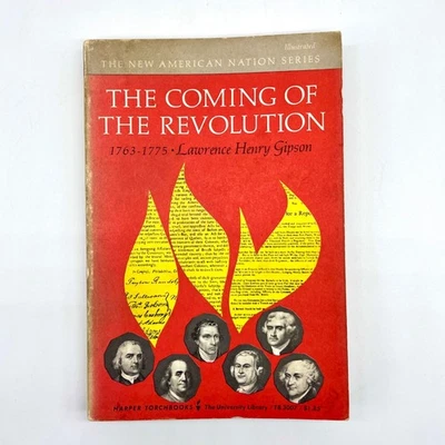 1962 Vintage American Revolution History Paperback Book with Historical Figures - Image 1 of 4