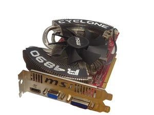 MSI RADEON HD 4890 1GB GDDR5 PCI-E GRAFIKKARTE DVI VGA HDMI #GK12615 - Picture 1 of 2