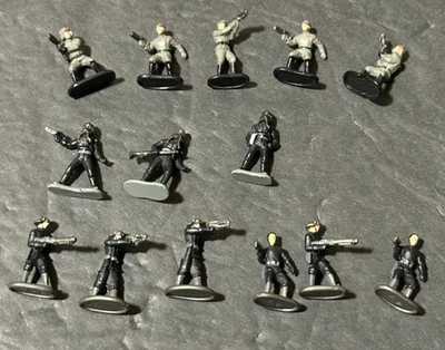 VINTAGE STAR WARS MICRO MACHINES MINI FIGURES LOT IMPERIAL TROOPS - Image 1 of 3