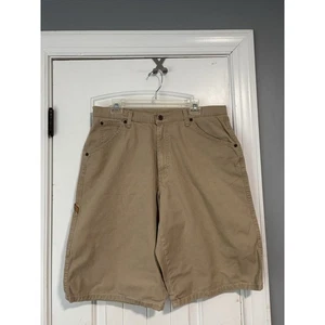 Polo Jeans Co Ralph Lauren Cargo Shorts Mens 33 Brown Logo - Picture 1 of 4