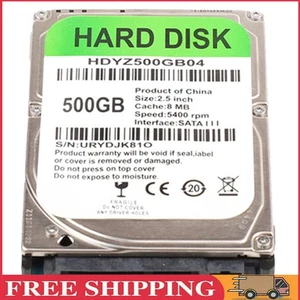 500GB Internal HDD 2.5 inch SATA III 5400RPM Hard Drive for Laptop Computer - Bild 1 von 5