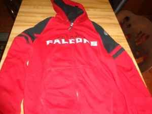 Atlanta Falcons NFL Team Apparel FULL ZIP RED Hoodie Sweatshirt Herren Medium - Bild 1 von 6