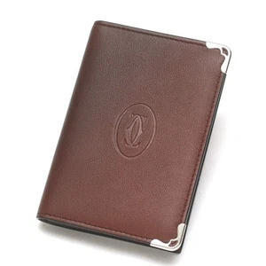 Mint Cartier Must Line Must De Cartier Bordeaux Gradient Card Case Card Holder - Picture 1 of 17