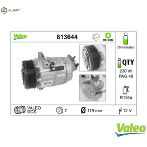 COMPRESSOR AIR CONDITIONING 813644 FOR RENAULT ESPACE/IV/Mk TRAFIC/II/Rodeo 2.0L - Picture 1 of 10