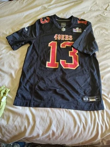 Nike NFL San Francisco 49ers Brock Purdy #13 Erwachsene L schwarz genäht Trikot - Bild 1 von 10