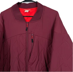 Duluth Trading Agiloft Jacket Mens XXL Tall Red Soft Shell Puffer Gorpcore - Picture 1 of 11