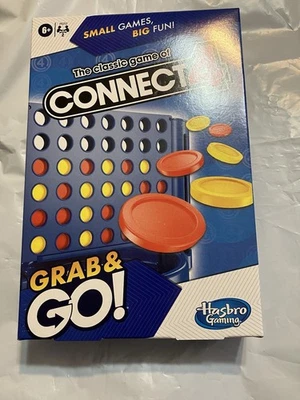 GRAB & GO CONNECT 4 BOARD GAME (BRAND NEW) - Image 1 of 2