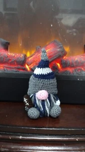 Dallas Cowboys Inspired Crochet Gnome - Picture 1 of 3