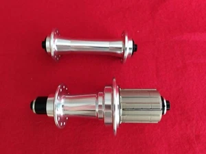 Bitex RAR12 RAF12 J-Bend Silver Hubs Rear or Front or Pair 20H 24H 28H 32H - Picture 1 of 9