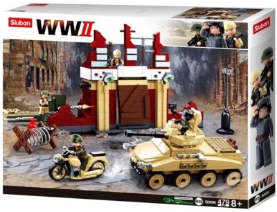 sluban building blocks Battle of Stalingrad - Tank and City Battle Set 479 Piece - Image 1 of 4
