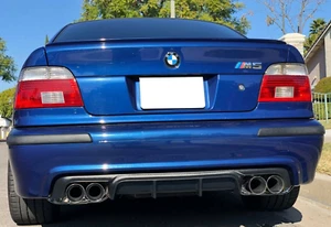 BMW E39 M5 rear diffuser textured, abs plastic, video review - Picture 1 of 9