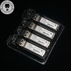 (Lot of 4) FINISAR FTLF8532P4BCV-EM SFP28 32GFC SW 850nm Emulex LPe32000 Series - Picture 1 of 5