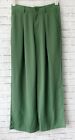 Cider Wide Leg Trousers. Green. Size 10. NWT
