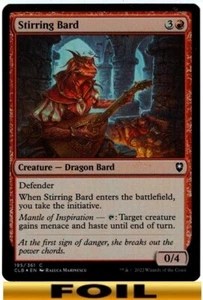 1x - Stirring Bard - FOIL - Commander Legends: Baldur's Gate - NM MTG - Picture 1 of 1
