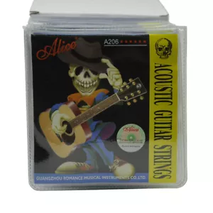 10 juegos de cuerdas de guitarra acústica Alice fósforo bronce aleación de bobinado A206-SL - Imagen 1 de 7