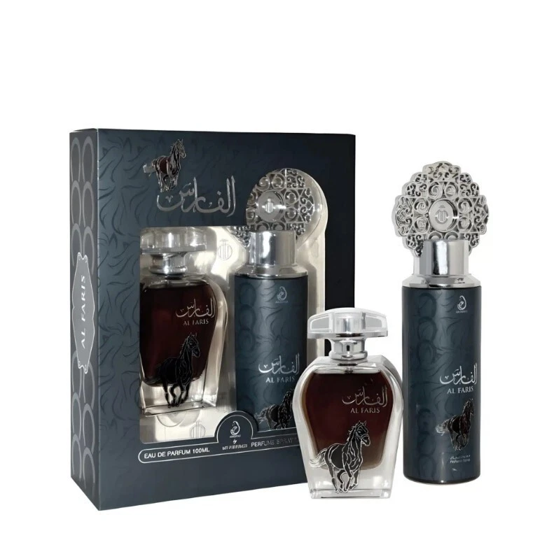 MY PERFUMES AL FARIS Gift Set 100 ml Eau De Parfum + 200ml Deodorant