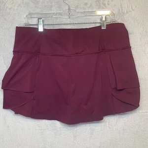Athleta Momentum Layered Skort size Large Tennis Run Golf 405654 Skirt Womens - Picture 1 of 5
