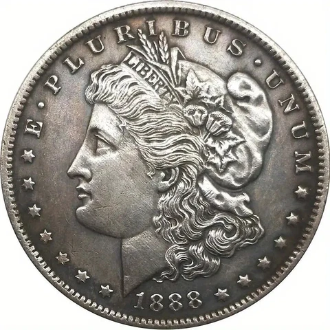1888 Antique Silver Dollar Cover