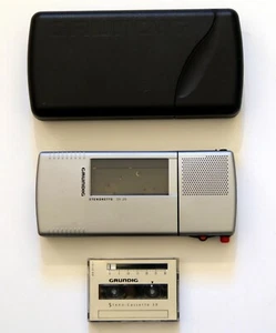 Grundig Stenorette Sh 20 Steno 30 Cassette Diktiergerät im Hartschalenetui SH20 - Bild 1 von 1