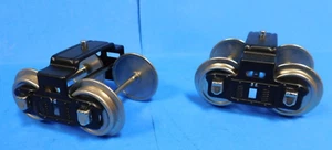 2 Lionel MTH Standard Gauge 200 Series 4-Wheel Truck Frame and Wheels Parts *H - Picture 1 of 4