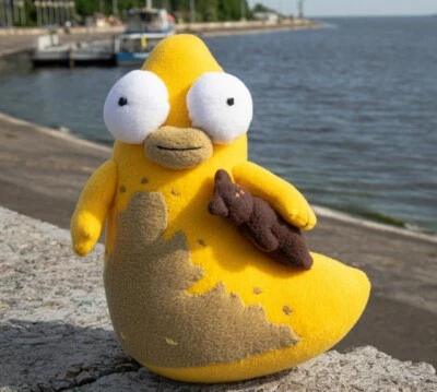 Peluche Pupa inspirado en Solar Opuestos Hecho a Mano Amarillo Pupa Juguete Pupa Muñeca Foto 1 de 4