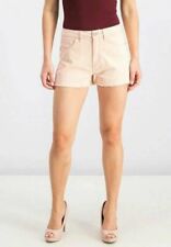 Tinseltown Juniors Cameo Pink Raw Hem High Rise 5 Pocket Shorts Size 15