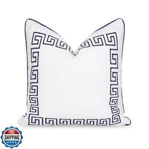 Hofdeco Premium Coastal Patio Indoor Outdoor Throw Pillow Cover Only, 20"x20" - Picture 1 of 5