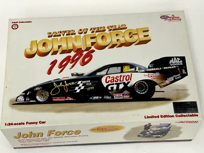 1/24 Action Divertente Auto Ford Mustang Di John Force 1996 Autista Anno CS3200 - Immagine 1 di 4