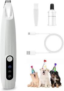 Dog Grooming Kit Clippers Low Noise Quiet Rechargeable Cordless Pet Hair - Picture 1 of 6