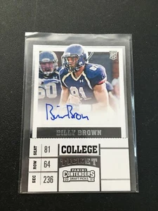 F73144 2017 Panini Contenders Draft Picks #259 Billy Brown AUTO RC - Picture 1 of 1