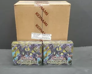 Yu-Gi-Oh! 2x Phantom Rage Booster Boxes SEALED AA Zeus Tribrigade & More - Picture 1 of 2
