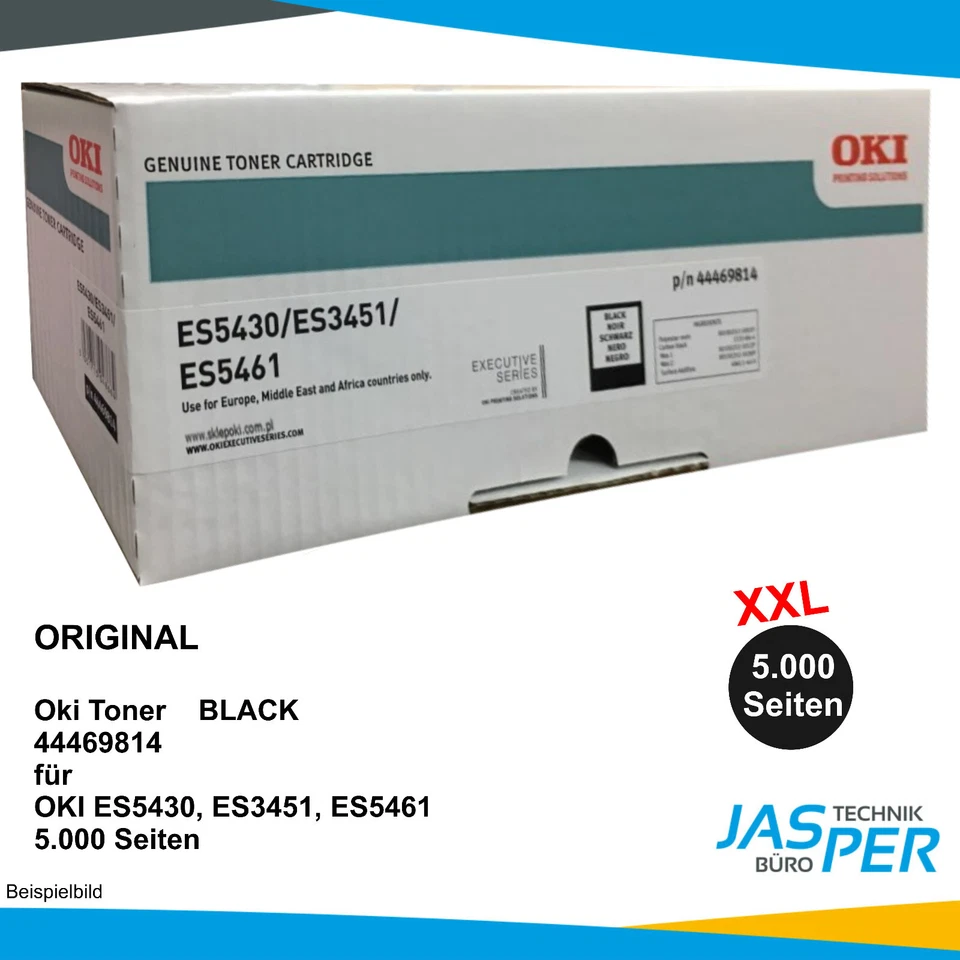 Original Oki 44469814 Toner Black ES5430 ES3451 ES5461 OVP - Bild 1 von 1