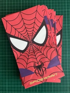 Spider-Man Party Bags Goodie Gift Bags Paper Birthday filler 13 In Total 22x12cm - Picture 1 of 5