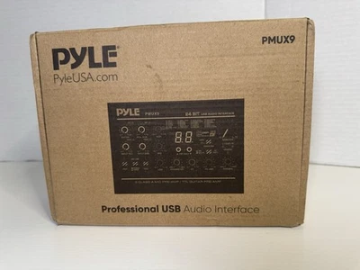 Pyle Professional USB Audio Interface with MIC/LINE, Guitar AUX Stereo & RCA f6 - Image 1 of 4