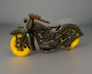 Vintage 1950’s Hard Plastic ACME 4” Harley Davidson Police Motorcycle Toy - Bild 1 von 10