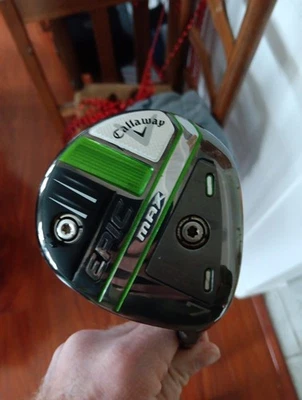 Callaway Epic Max 21* 7-madera con HZRDUS 76g 6.0 amarillo humo rígido y agarre nuevo-usado en excelente estado Foto 1 de 4