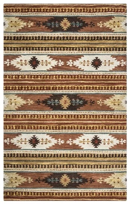 6x9 Rizzy Rugs Multi-Color Striped Jagged Area Rug SU8156 - Aprx 6' 6" x 9' 6" - Image 1 of 3